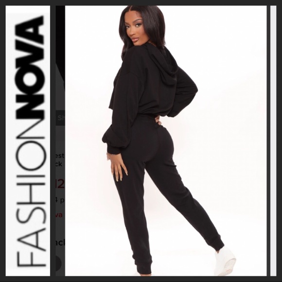 Fashion Nova French Terry Joggers - Picture 2 of 8